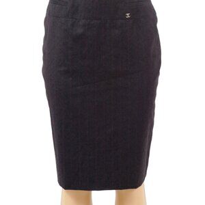 CHANEL Vintage Knee-Length Skirt